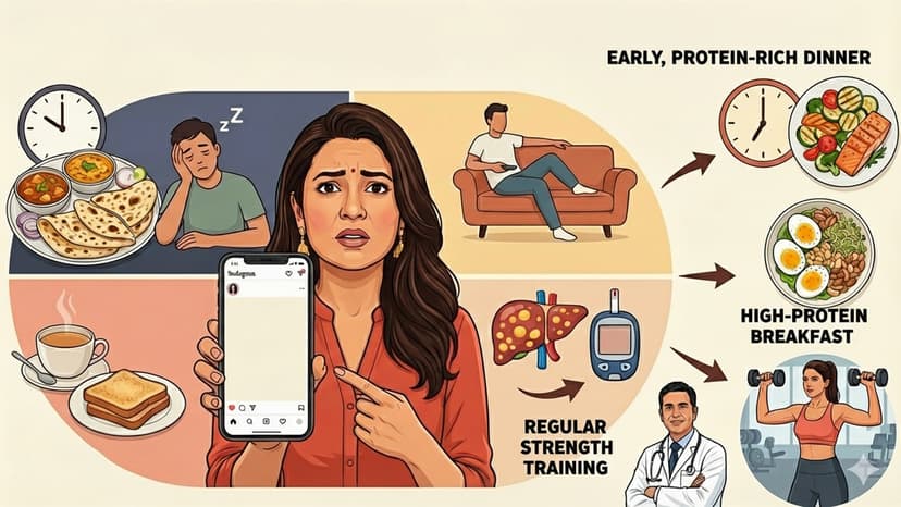 Indian Habits Fueling Fatty Liver & Insulin Resistance