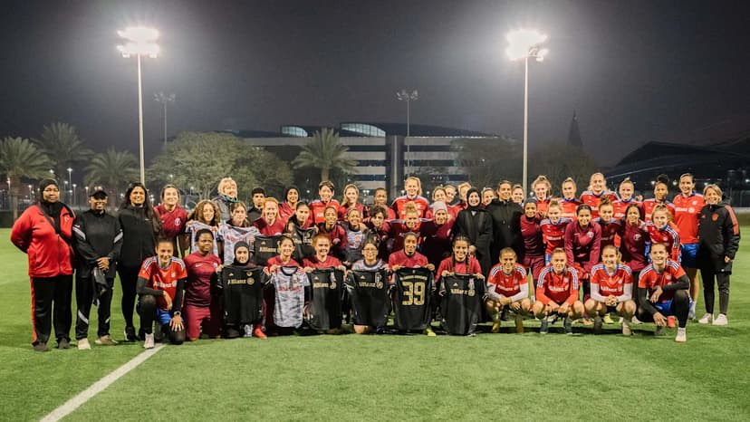 FC Bayern Women Inspire Girls in Doha