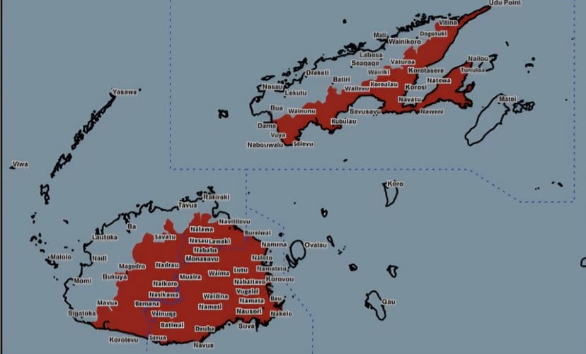 Fiji Faces Flash Flood Fears as Storms Brew