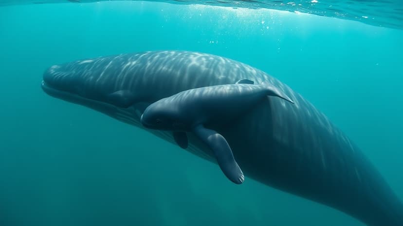 Drone Films Incredible Humpback Calf Birth