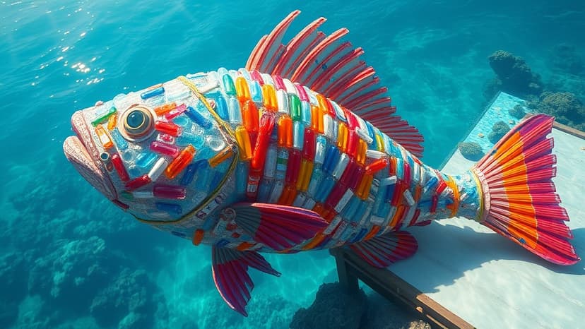 Fish Art Fights Ocean Plastic Tide