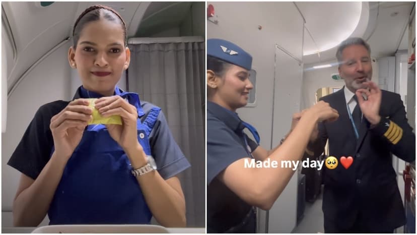 Flight Attendant Bakes Surprise Cake Onboard