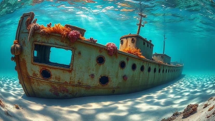 Florida Keys: Sunken Ship Becomes Thriving Underwater Habitat