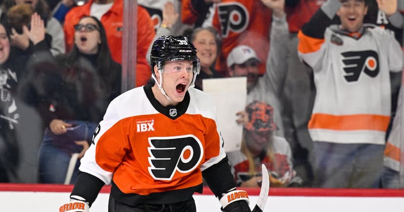Michkov's 2 Goals Power Flyers Past Avalanche 3-2