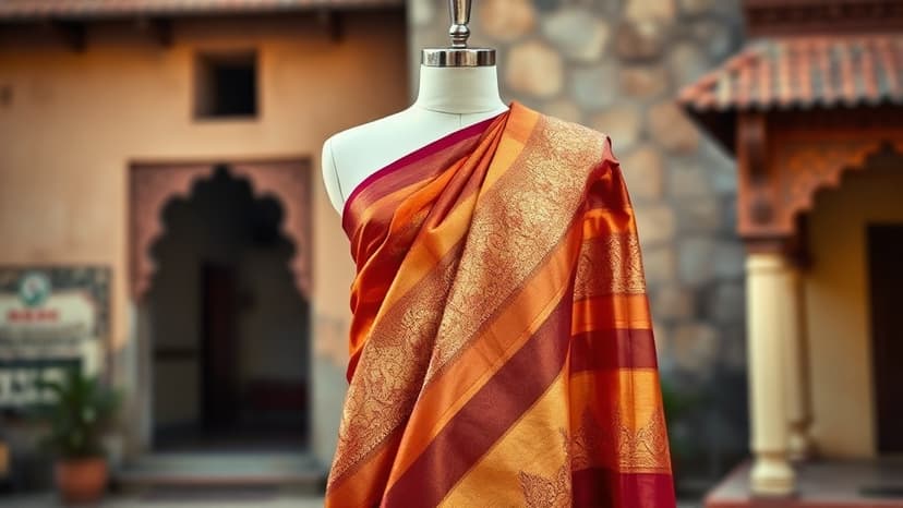 Maoist Women Walk Fashion Ramp in Silk