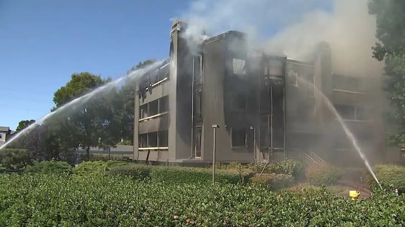 6-Alarm Blaze Engulfs Foster City Complex