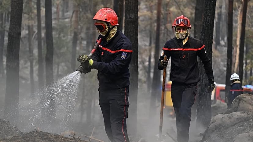 France Reels: WWII-Level Fires Rage On