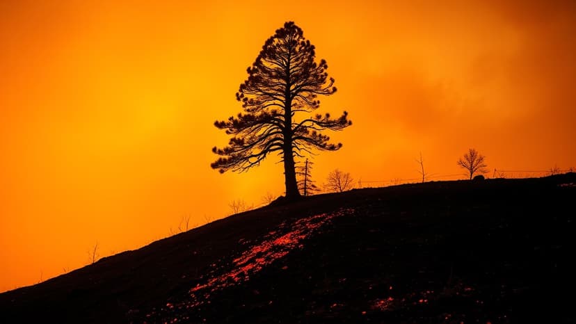 French Wildfires: Tourists Flee Six-Storey Flames