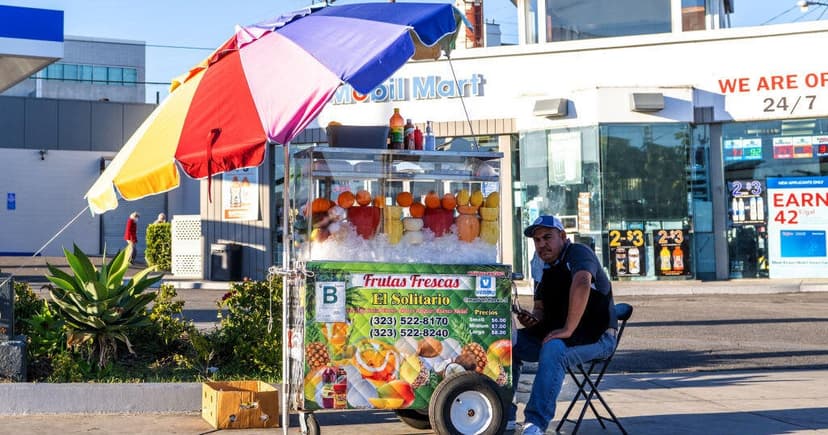 LA County Offers Free Carts to Sidewalk Vendors
