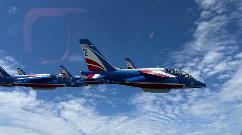 French Air Force Salutes U.S. Independence in Sky