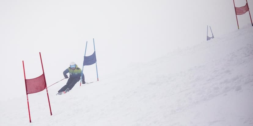Teen Skiers Conquer French Alps in Thrilling Slalom