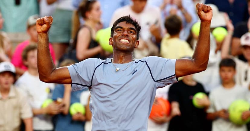 Basavareddy Stuns Fritz in Roland Garros Upset