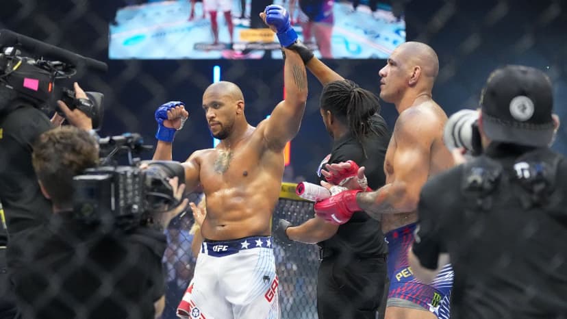 Gane Stops Pereira's Historic Title Run