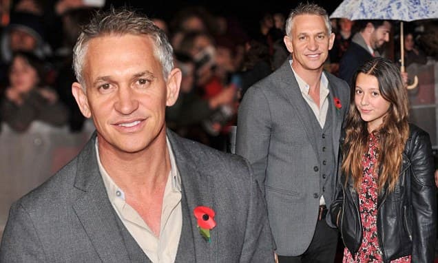 Gary Lineker's rare outing with stepdaughter Ella
