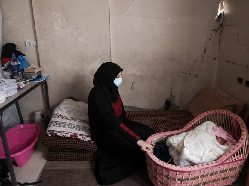 Gaza Births Rise Amid War, Facing Grim Realities