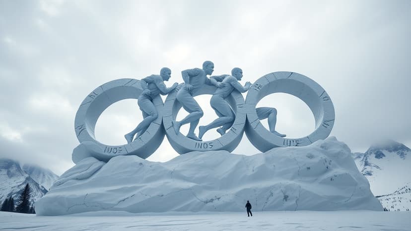 Devon Sculptor Carves Olympic Dreams in Italy