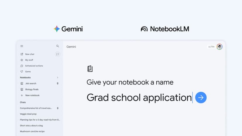Gemini Adds Notebooks: Your AI, Your Sources