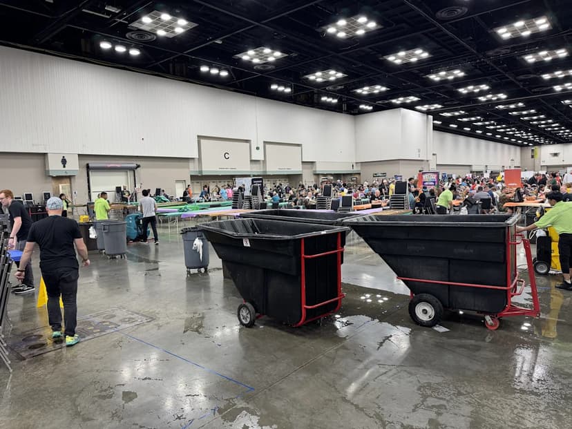 Gen Con Soaked by Surprise Deluge!