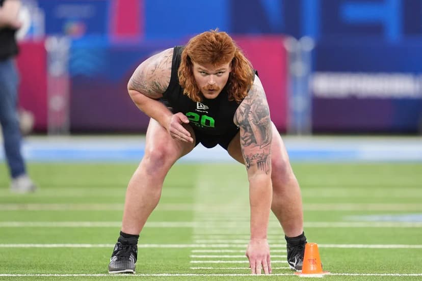 Dunkin' Dynamo: Mullet Man Dominates NFL Combine