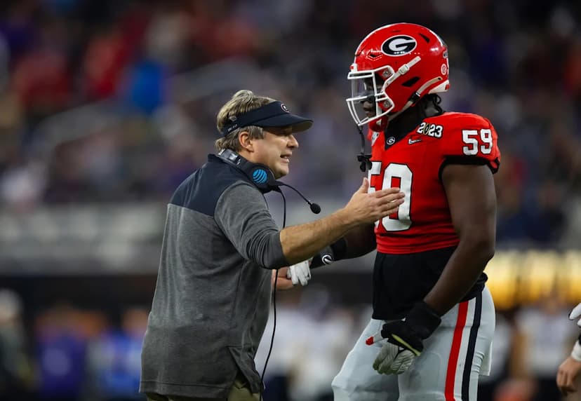 Georgia lands massive 6'9" offensive tackle commit