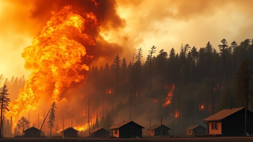 Winds Fuel Massive Georgia Wildfires