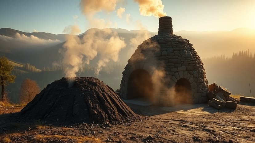 Ancient German Charcoal Craft Burns Bright