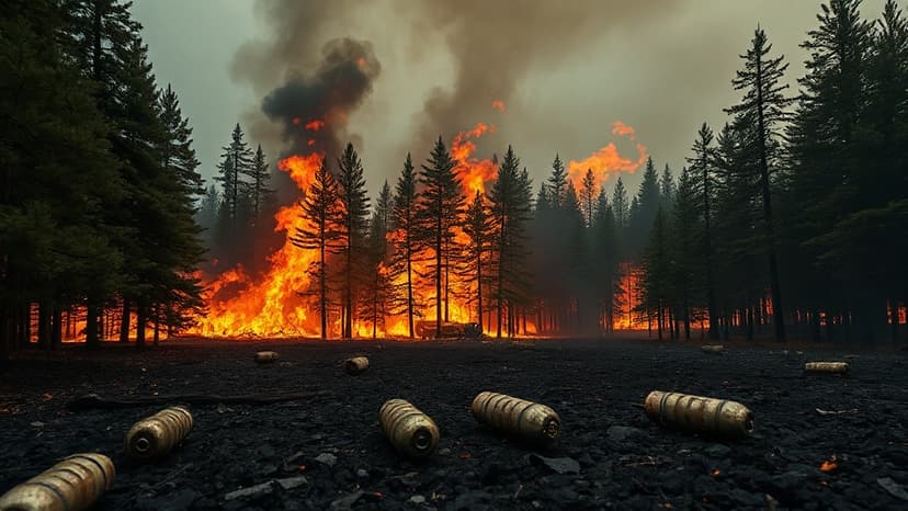Wildfire Forces 1800 Evacuations in Germany