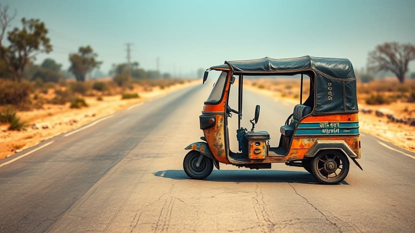 Ghaziabad: Charred Body Found in Burnt Auto