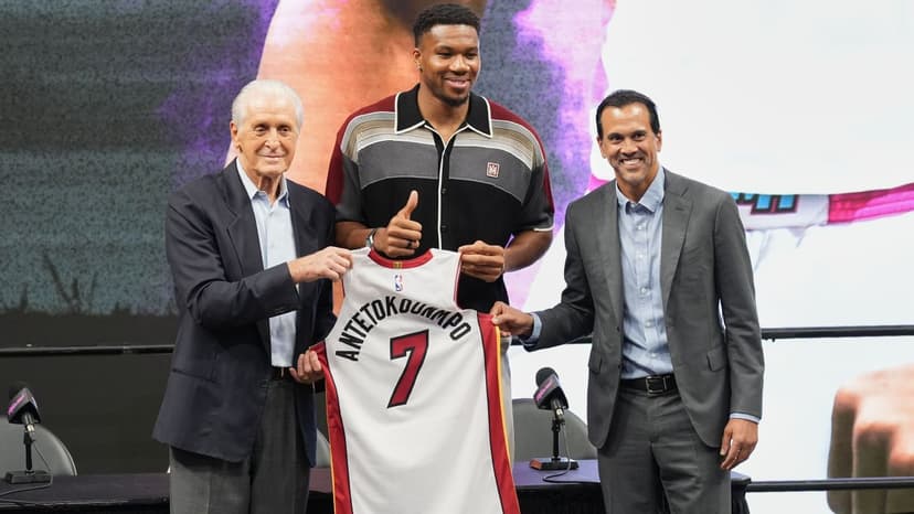 Heat Land Giannis: Riley Calls It 'Nirvana'
