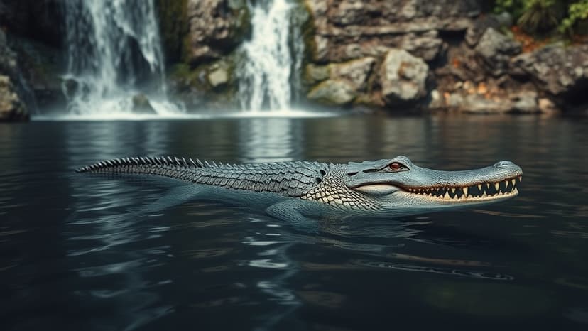 Massive 4.9m croc removed from popular NT swimming spot