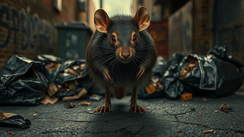 Giant Rats Invade Newport Street