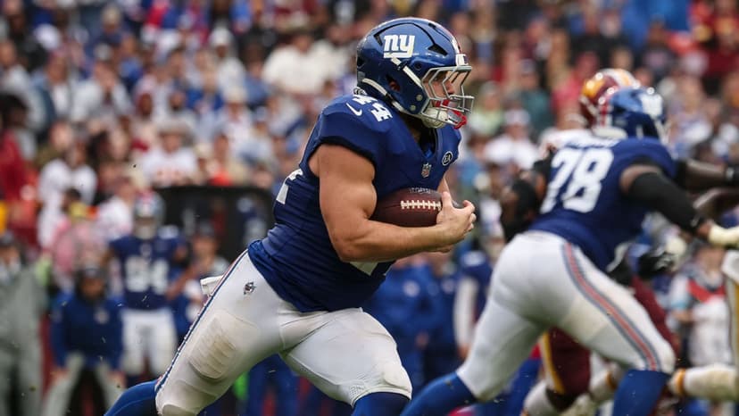 Skattebo Back as Giants' Lead RB vs. Texans