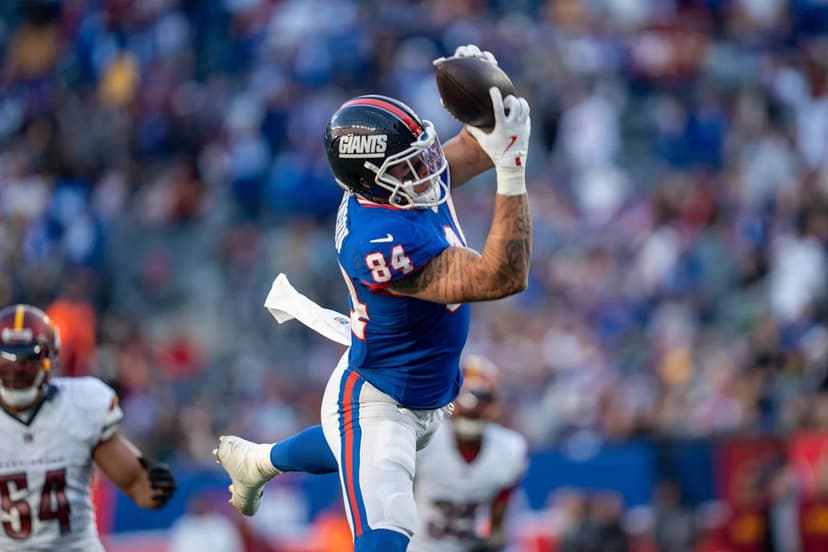 Theo Johnson predicts big role for Giants tight ends