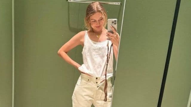 Gigi Hadid Stuns in See-Through Lace Gown