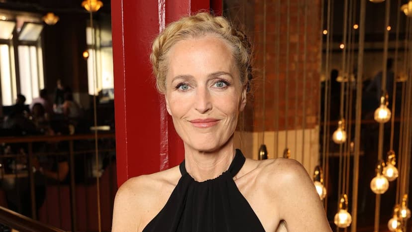 Gillian Anderson Dazzles at 58 in London Premiere