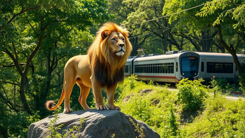 Gir's Wilds: A 360° Train Safari Awaits