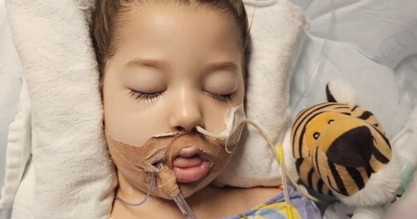 Girl, 4, fights for life after flu triggers rare brain disease