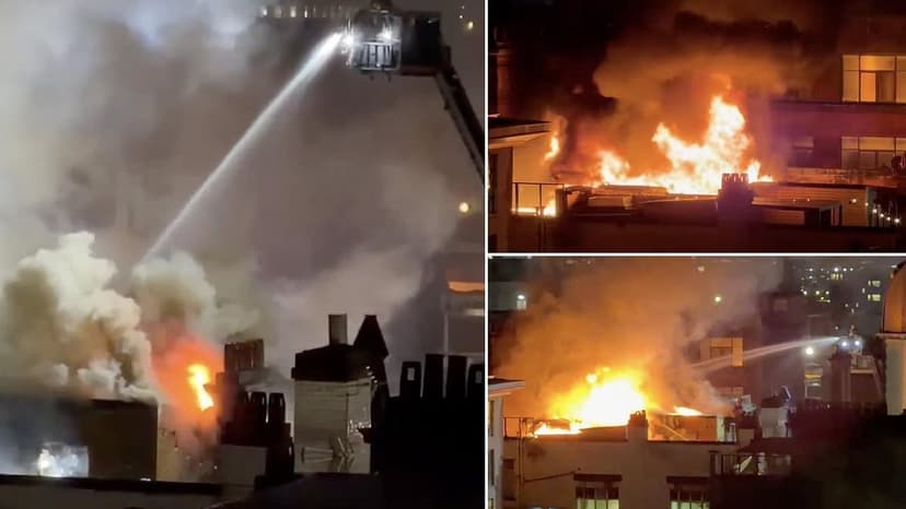 Glasgow Blaze Engulfs Hotels Near Iconic Nightclub