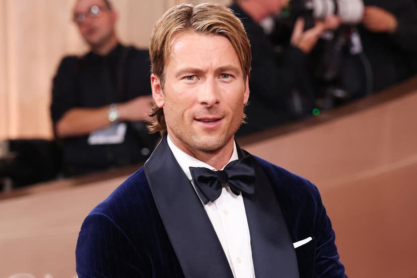 Chad Powers Star Glen Powell Battles Red Carpet Aches