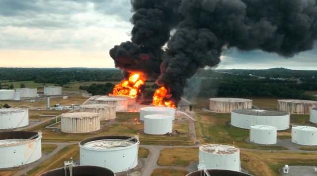 Glenpool Gas Fire Forces School Shelter