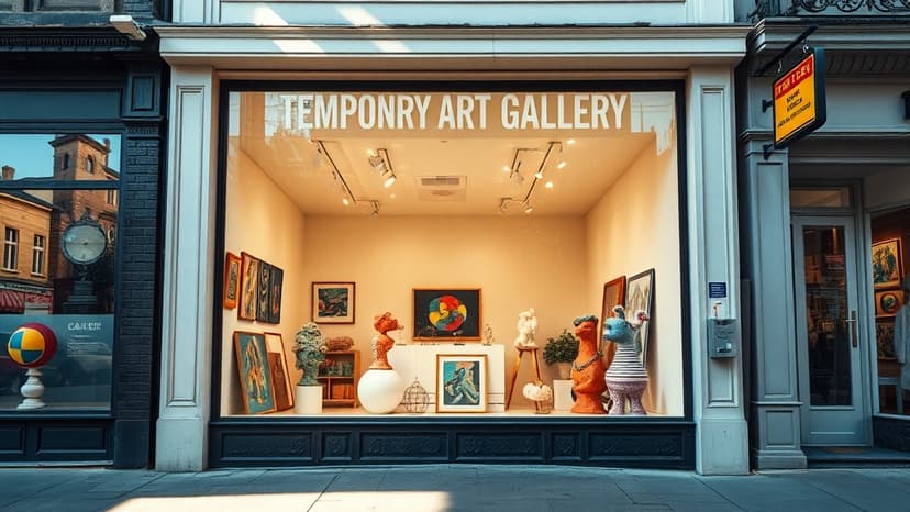 Empty Shops Bloom with Art in Gloucester