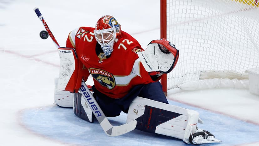 Fiery Goalie Fight Stops Panthers-Sharks Game