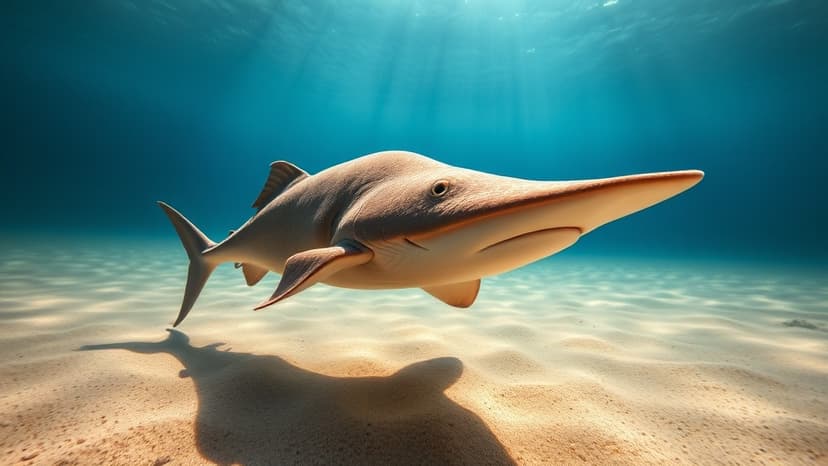 Endangered Guitarfish Fights for Survival in Goa