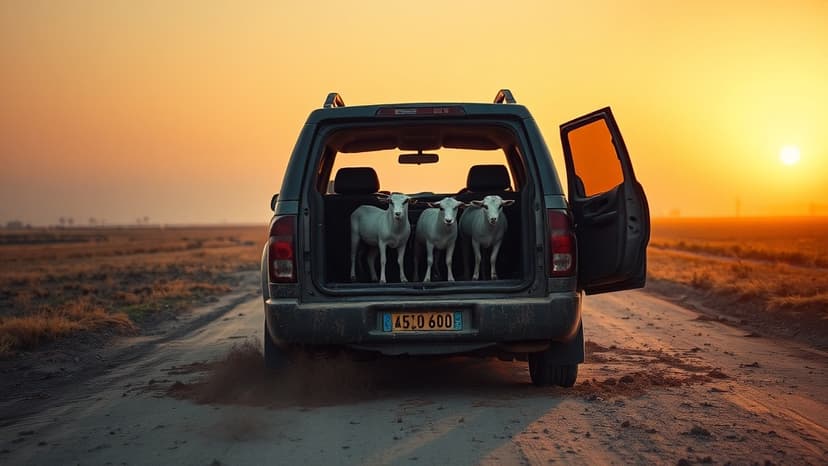 Goat Thieves Flee SUV After Foiled Heist