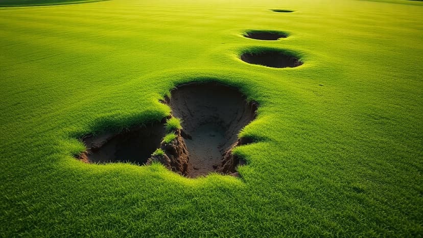 Overnight Attack on Golf Club: 12 Greens Ruined