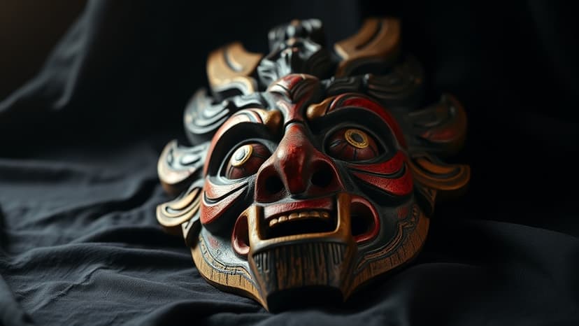 Bengal's Vibrant Gomira Masks Captivate Online Audiences