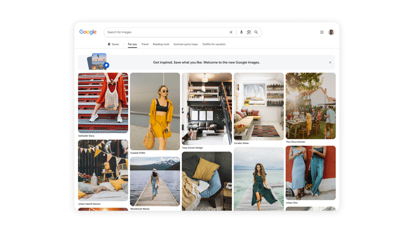 Google Images Redesign Mirrors Pinterest for Discovery