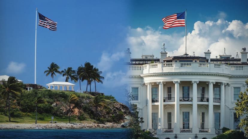 White House briefly relabeled 'Epstein Island' on Google Maps