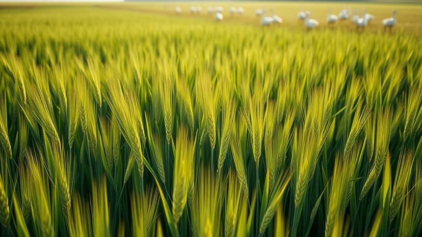 Geese Grazing: Timing is Everything for Wheat Yields