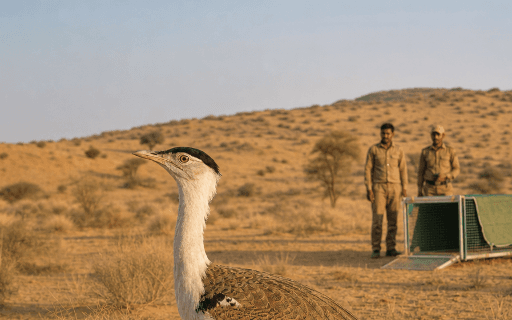 Godawan Returns: Critically Endangered Bustard to Fly Free